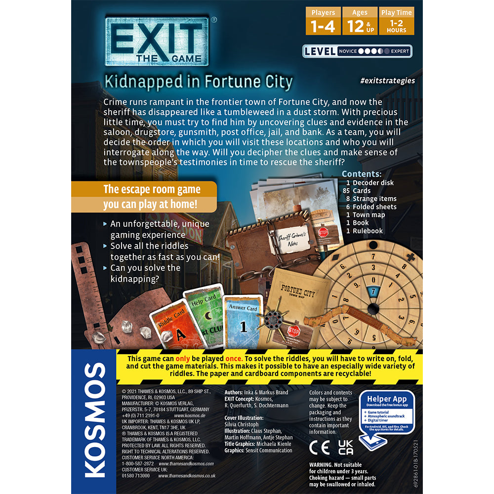 Exit the Game : Kidnapped in Fortune City